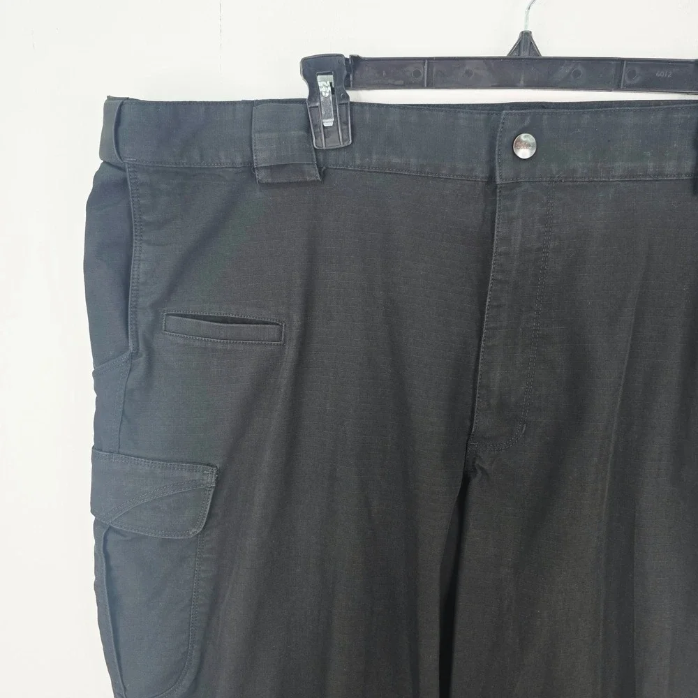 5.11 Tactical Mens 46 (Fit 44x27) Black Ripstop Stryke Cargo Pants Straight Leg
